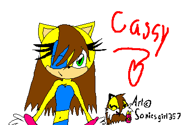 Cassy (giftart to cutesonic) by Sonicsgirl357