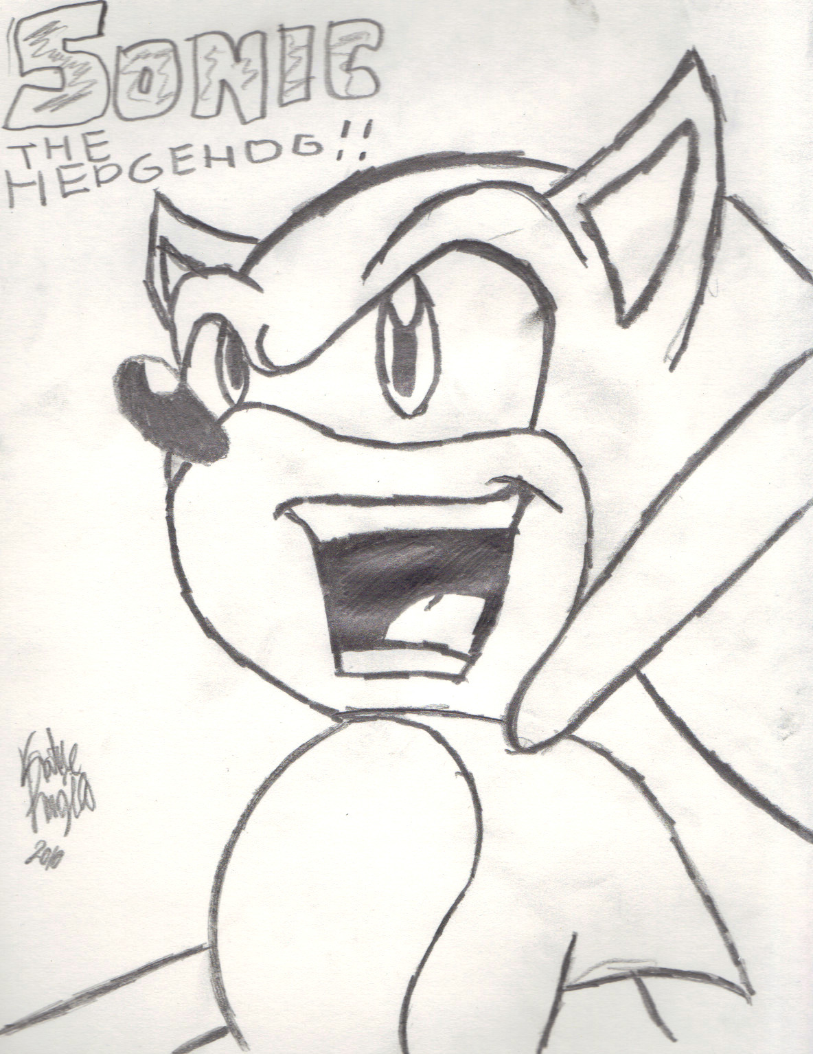 Sonic the Hedgehog by Sonikuu
