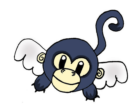 Flying Monkey by Sora_Miyara