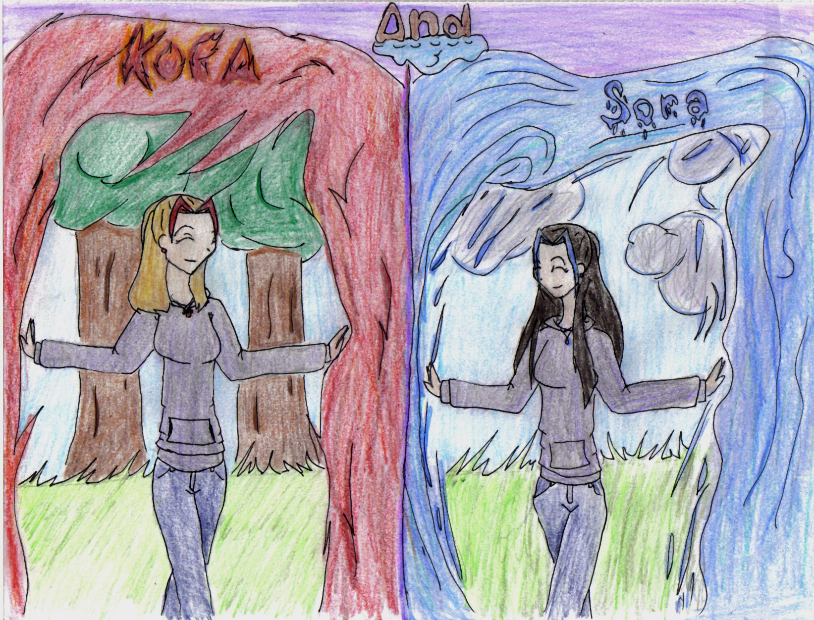 Kora And Sora by Sora_and_Kora