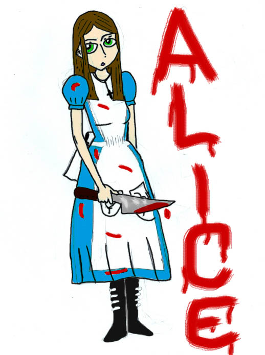 Alice colored by SorasAngel