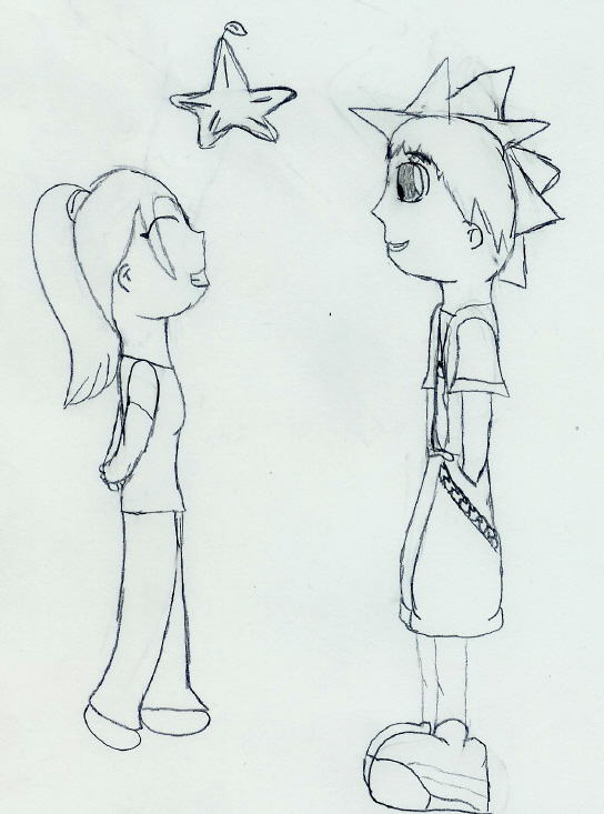 Sora's_girlfriend and Sora (request) by SorasAngel