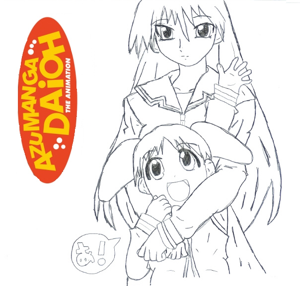 Sakaki and Chiyo by SorasAngel