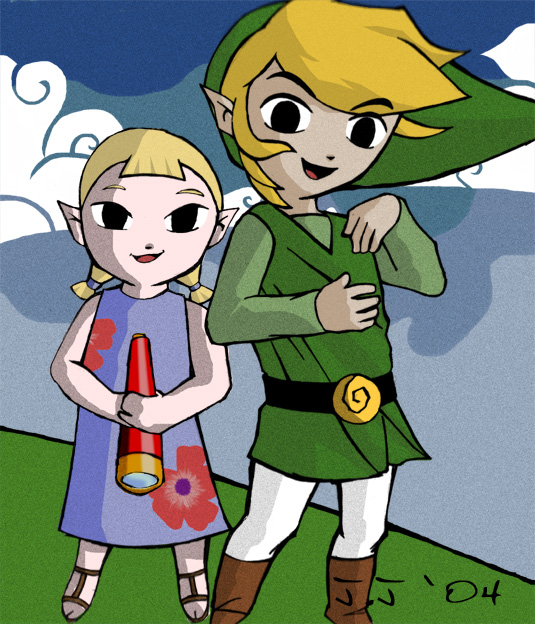Link And Aryll by Sorceress_Ultimecia
