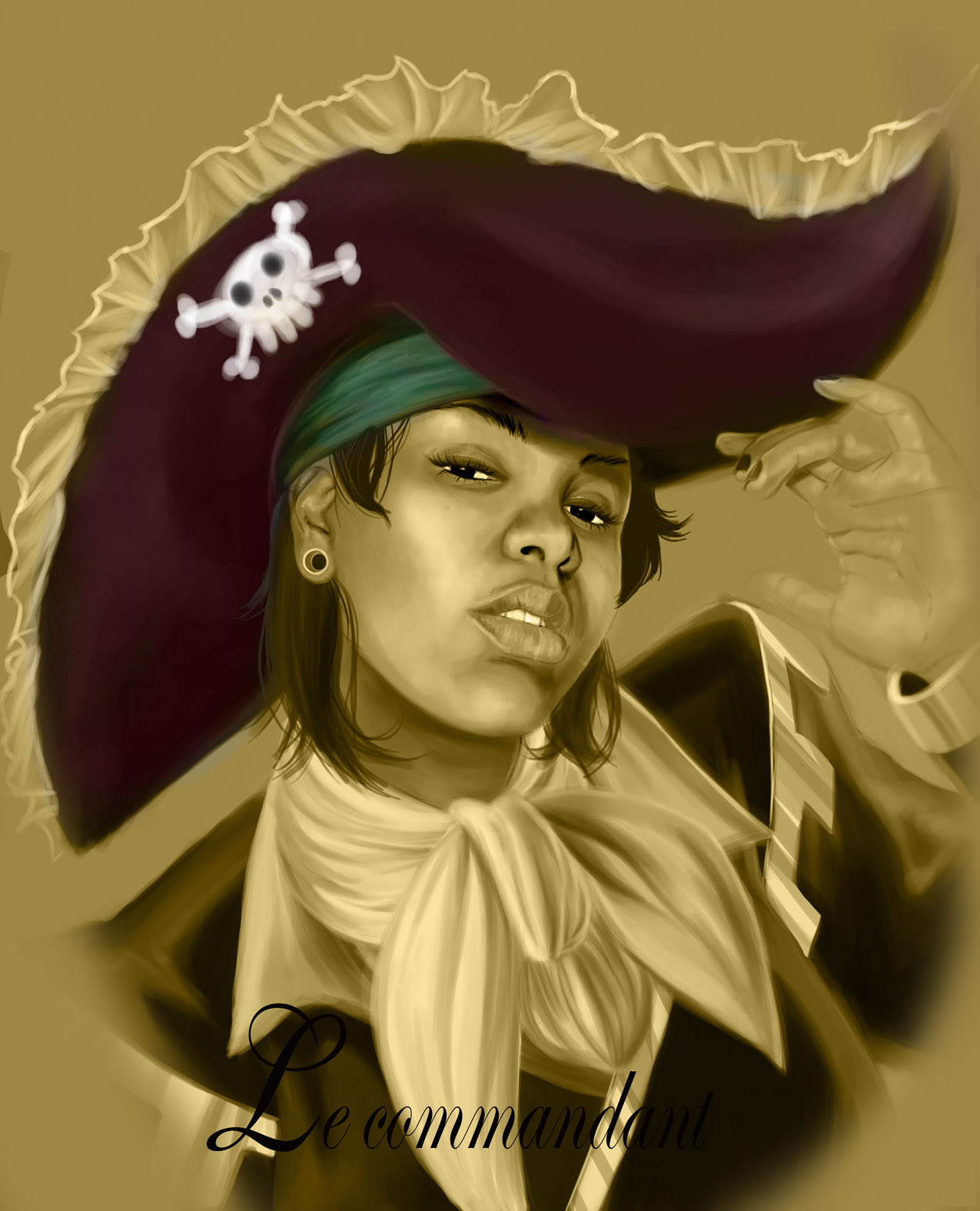 Arrr Pirate Self Portrait by Sorceress_Ultimecia