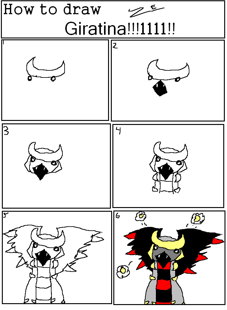 How to draw Giratina by Soulx2Nightmare