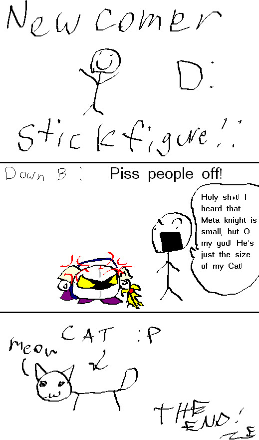 New comer: Stick figure by Soulx2Nightmare