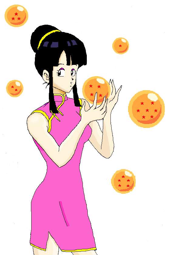 Chi Chi with the DragonBalls by Sound_Of_Blue1989