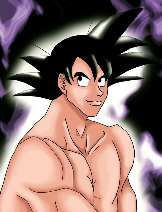 Gokuu Painted by Sound_Of_Blue1989