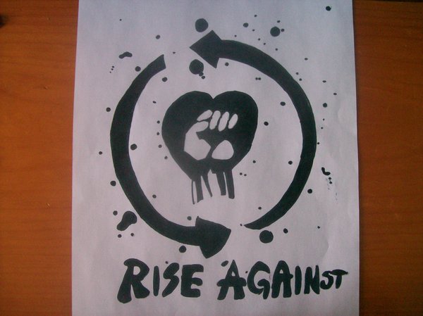 rise against logo. Rise Against Logo by SpAzHaRdEr666