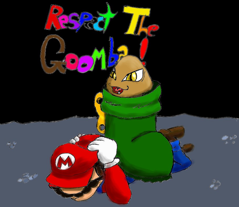 Respect the Goomba!! by SpacePirateKhan