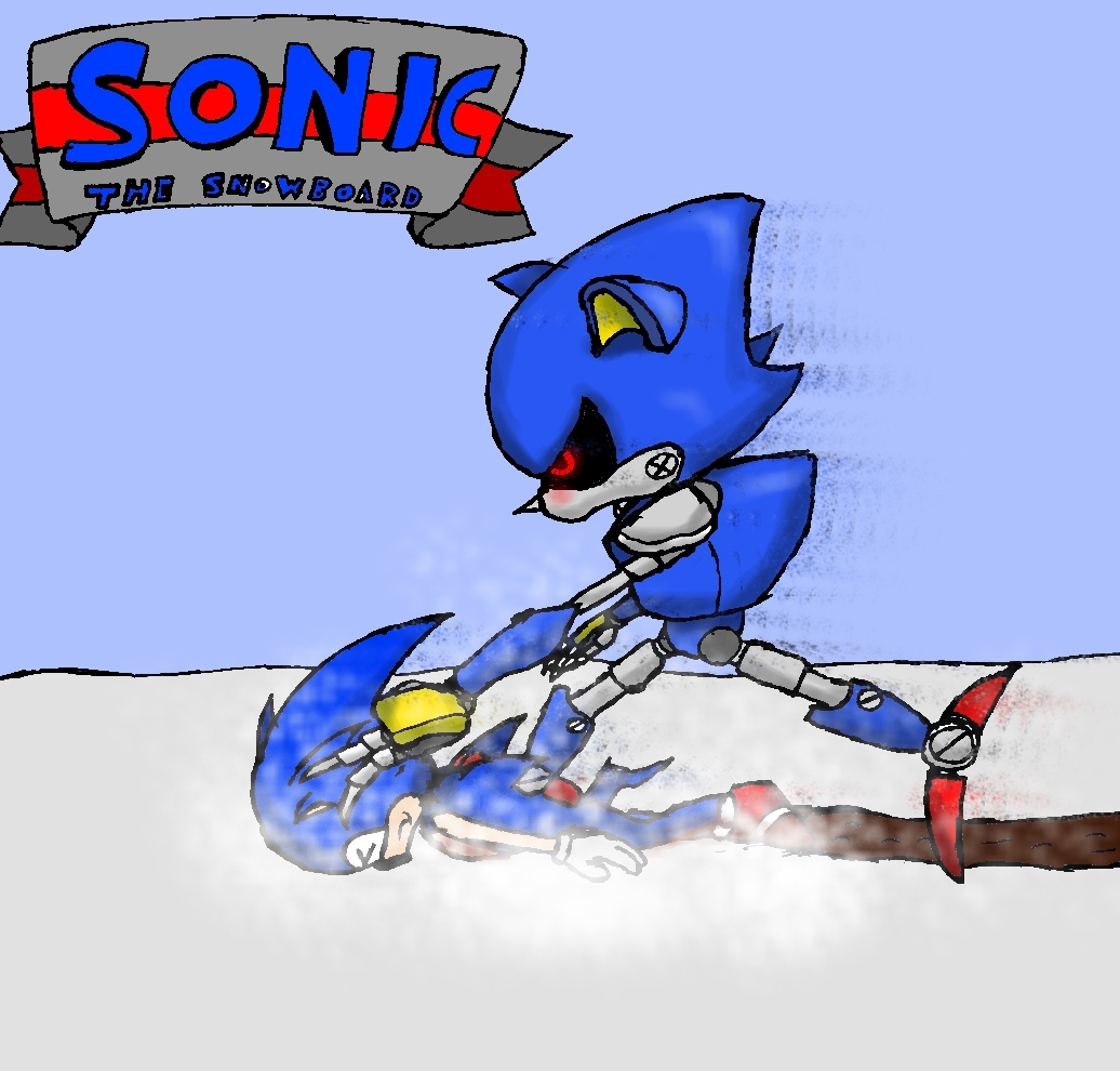 Sonic the Snowboard by SpacePirateKhan