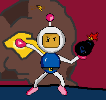Bomber Man (MS Paint) by Spade_Hedgehog