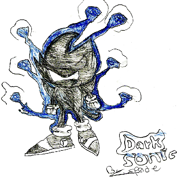 Dark Sonic by Spade_Hedgehog