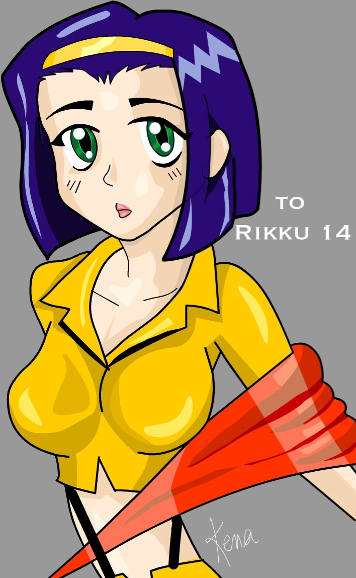 Faye_Gift to Rikku14 by SparklingDymon