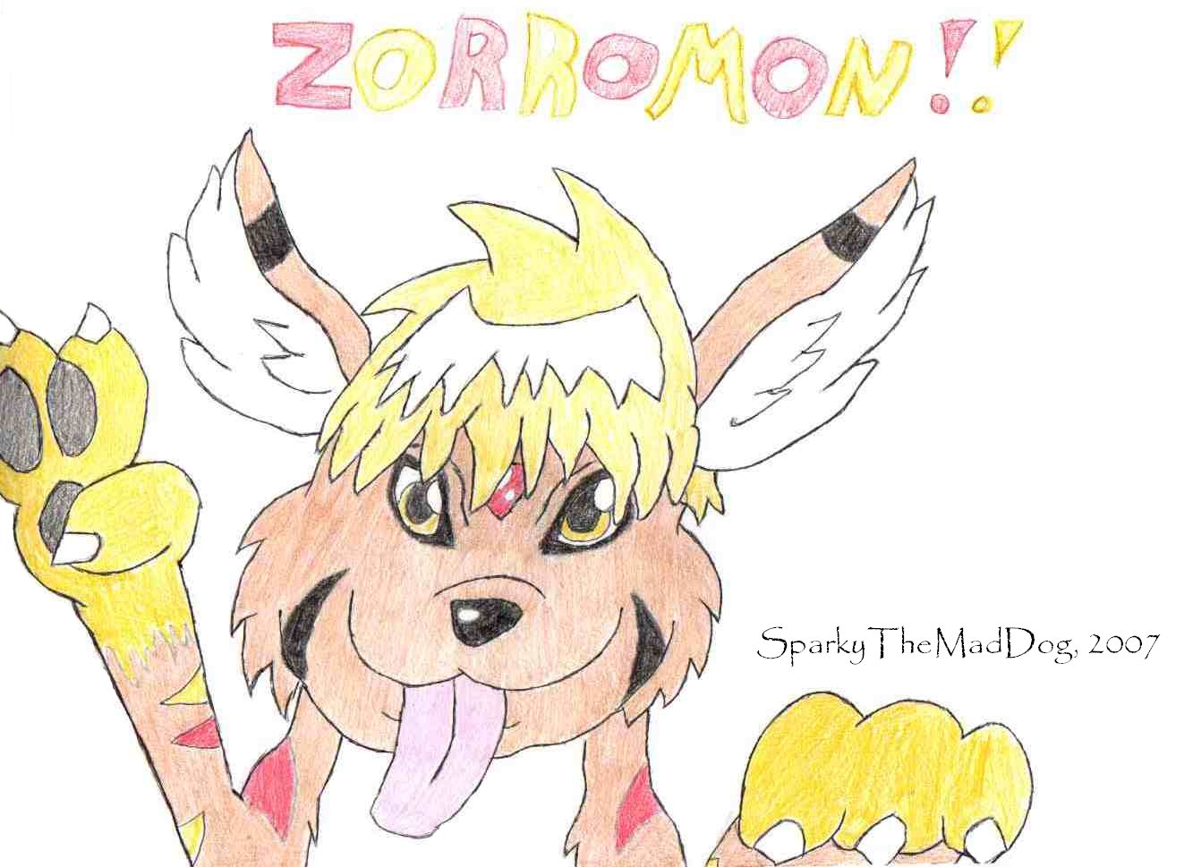 Zorromon (for sharp-fang) by SparkyTheMadDog