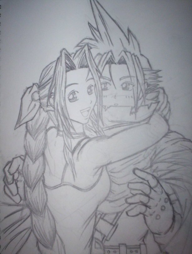 Aerith and Cloud coupling!! by Spartan_112