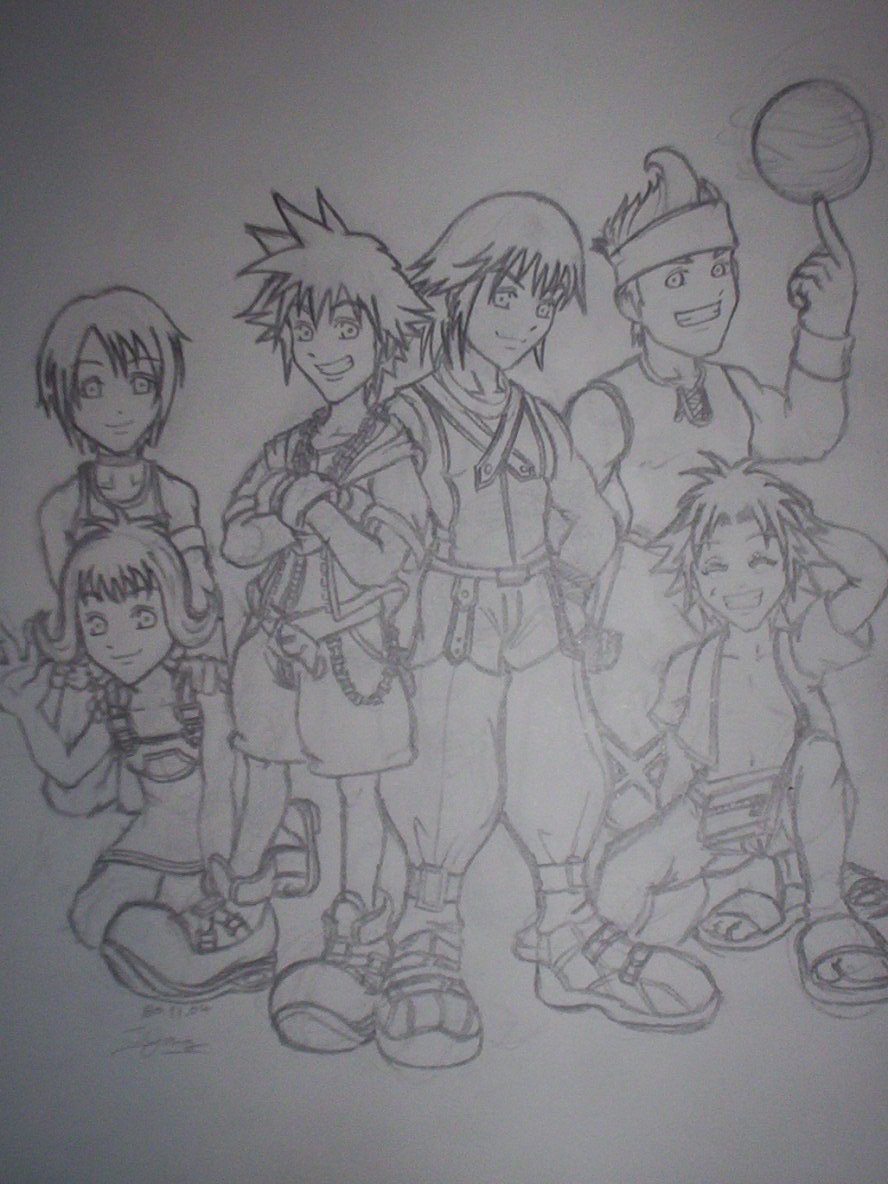 *KH Kids from the island by Spartan_112