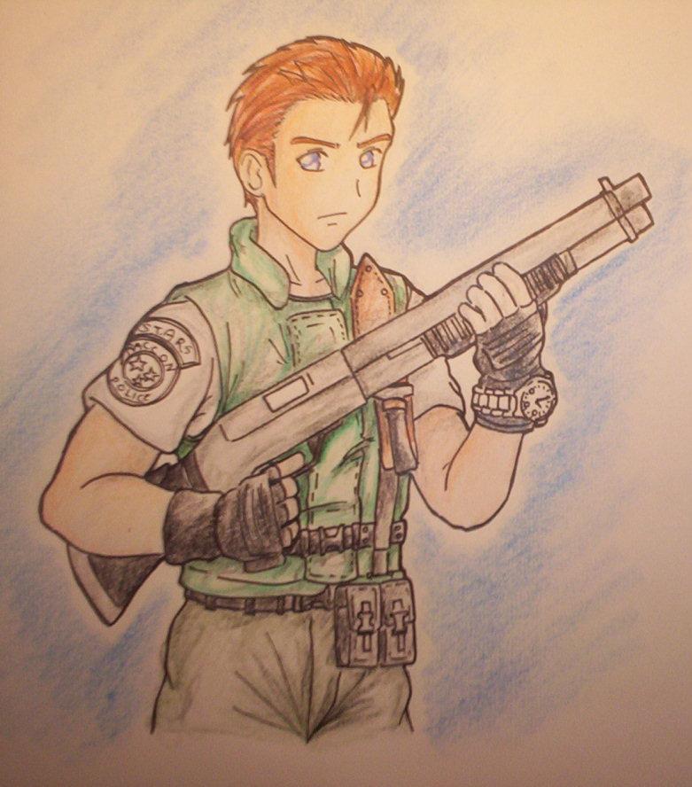 Chris tempory picc (ResidentEvilGirl request) by Spartan_112