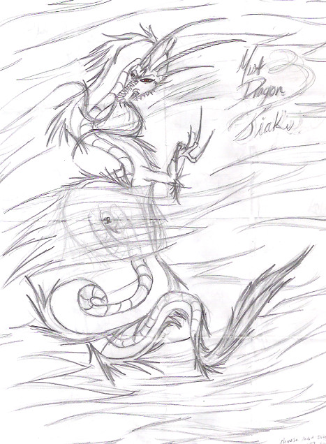 My dragon. Jiaku. Hah. FEAR HIM! by Spazz