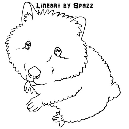 Hamster Lineart by Spazz