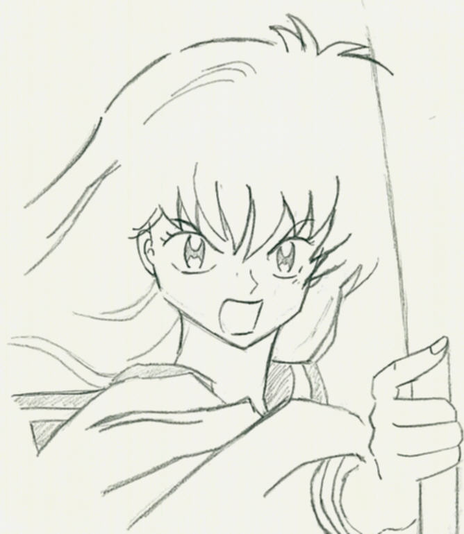 Kagome's game face by Spectre