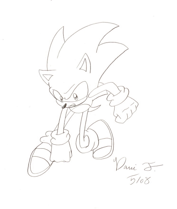 Sonic the Hedgehog by SpeedOfSound