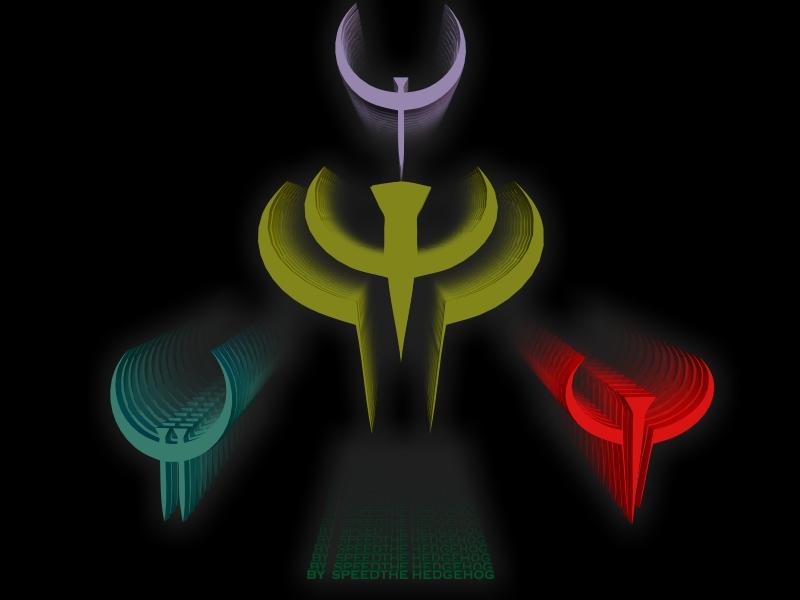 The 4 Quake Symbols by Speed_the_Hedgehog