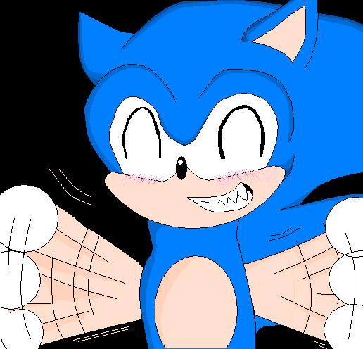 sonic waving by SpiderSonic