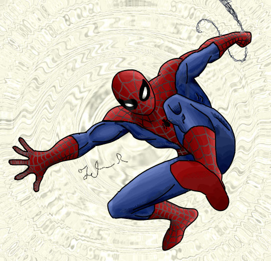 Swinging Spiderman by Spidey0055