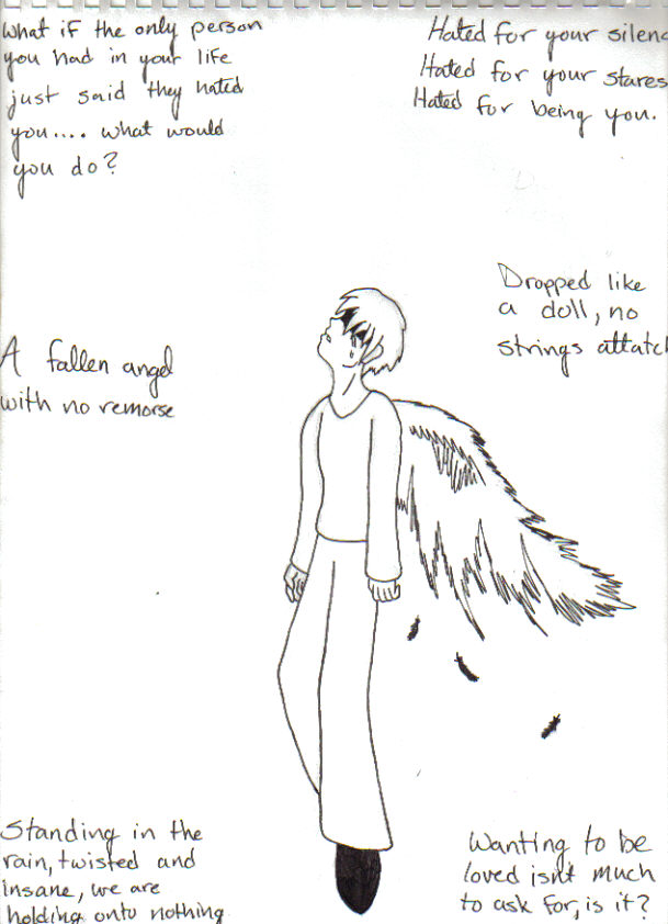 Fallen Angel by Spiffy_Kitsune