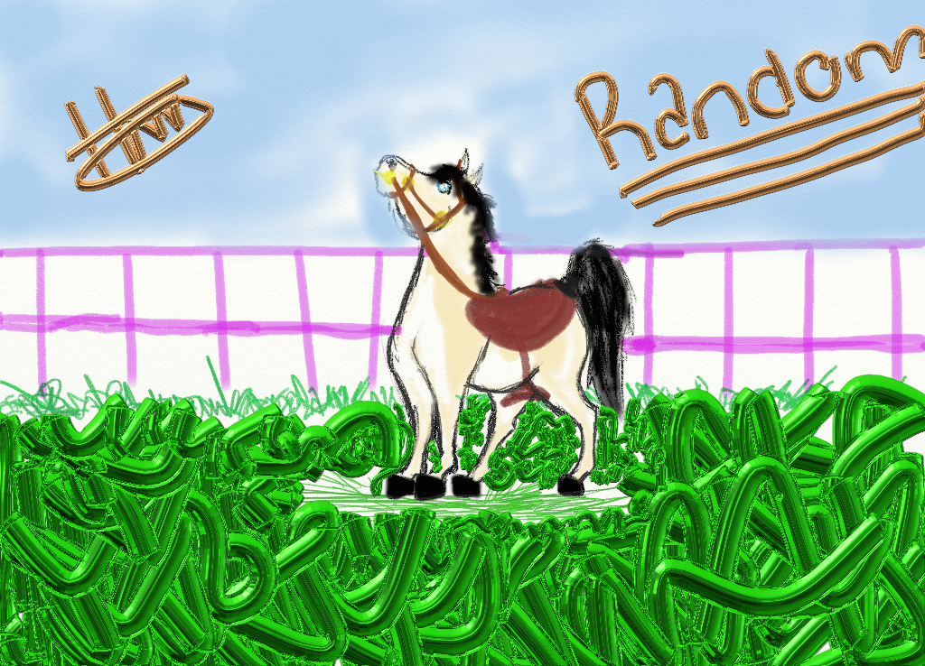 Hannah horse by SpiritRandomer