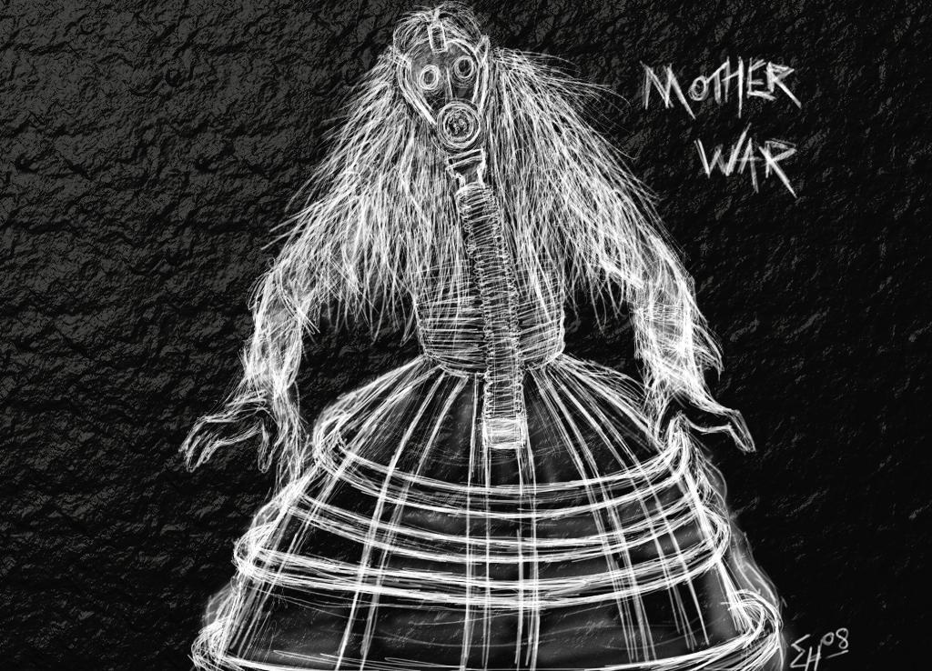 Mother War ( sketchy )` by SpiritRandomer