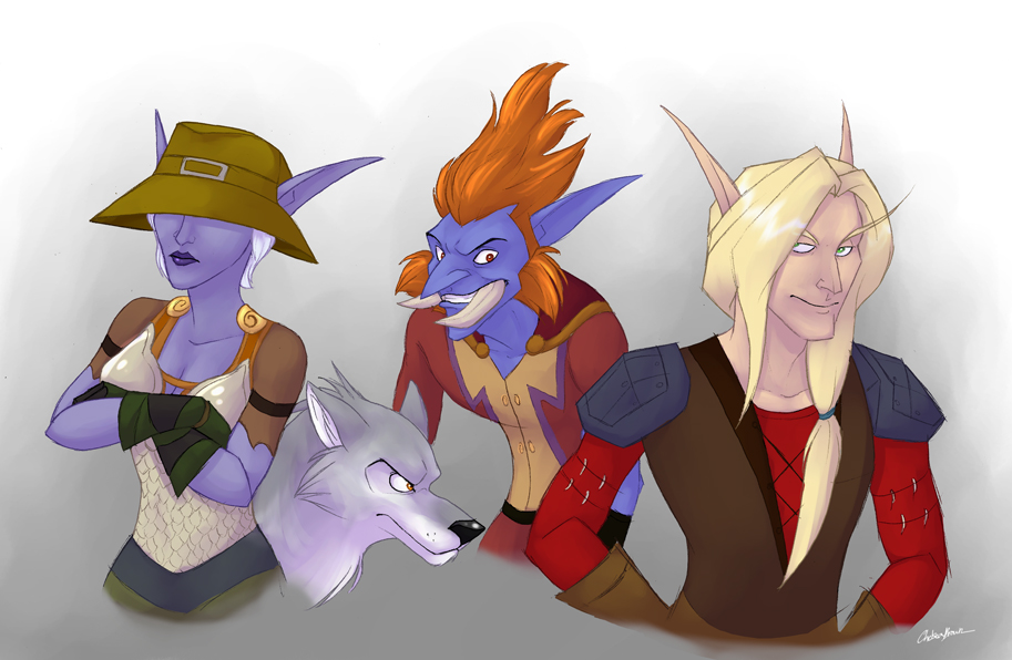 WoW Characters by SpiritWolf77