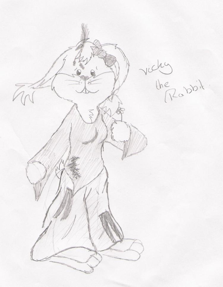 Vixy the rabbit. by Splixx