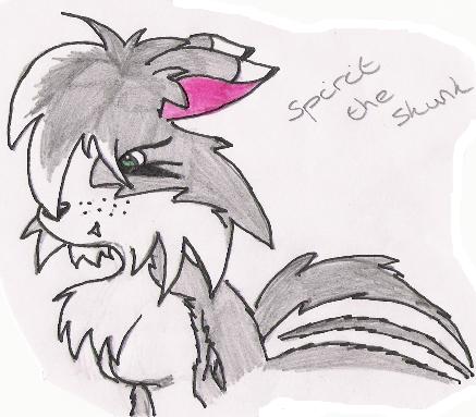 spirit the skunk by Splixx