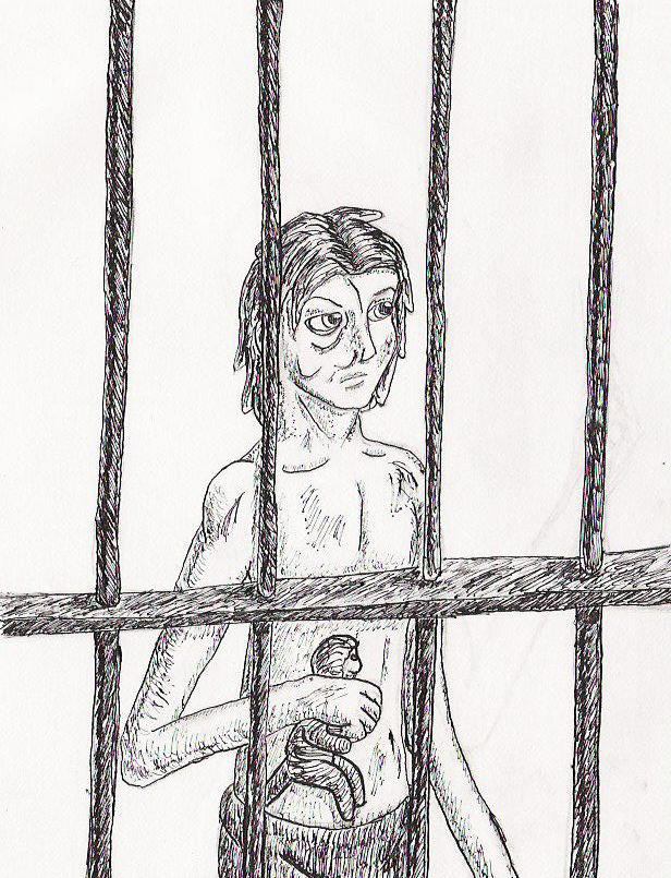 Caged Young Phantom (inked) by Spoofmaster