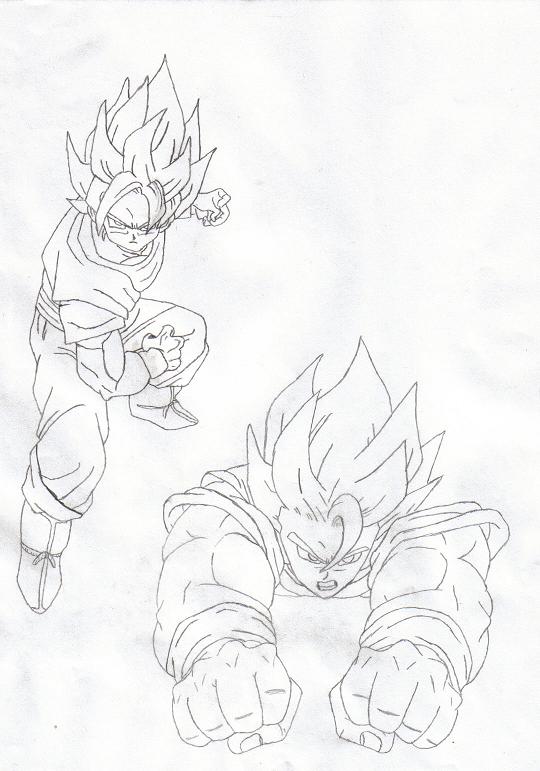 SSJ Goku by SpookyThaClown