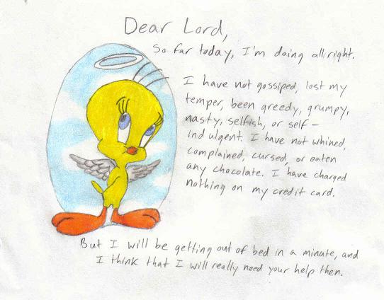 Tweety's Prayer by SpookyThaClown