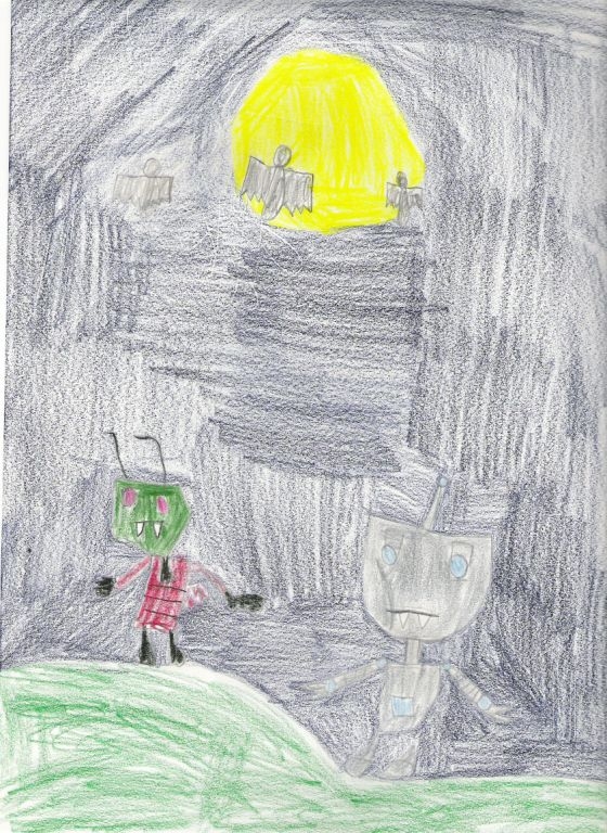 Gir and Zim the Vampires(Request) by SportsFan2006