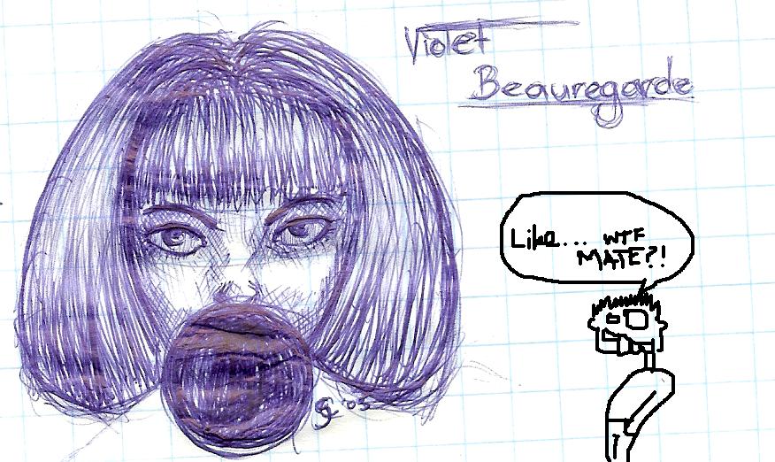 Violet Beauregarde + Friend by Spugg