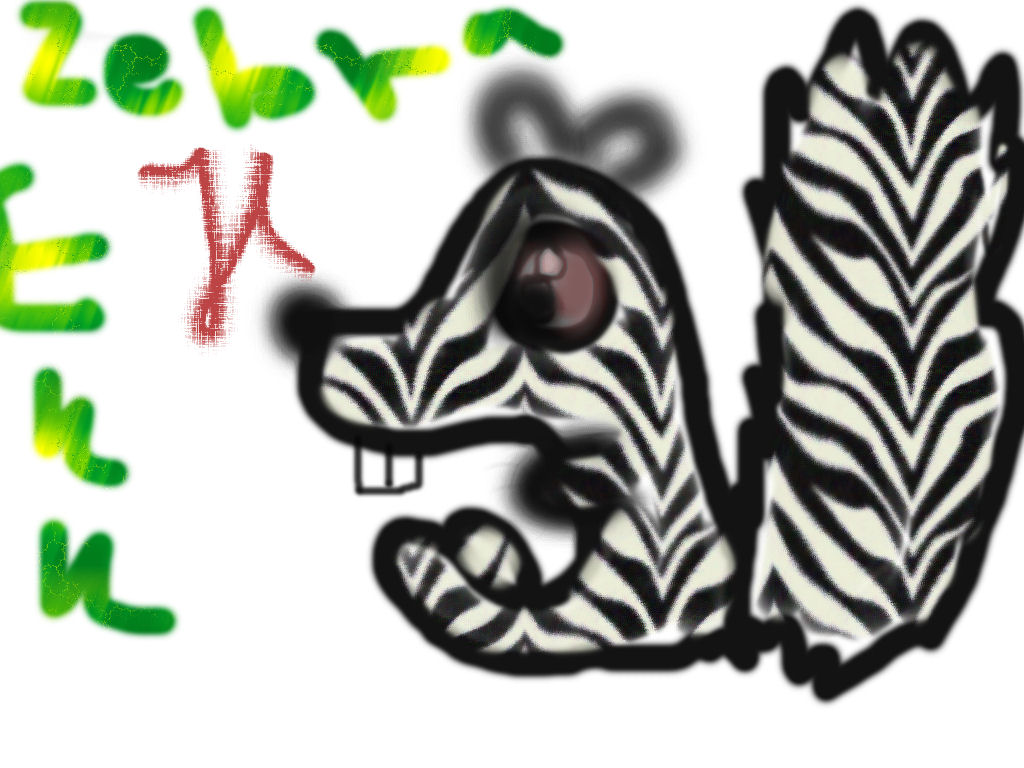 Zebra squrriel by Spyro