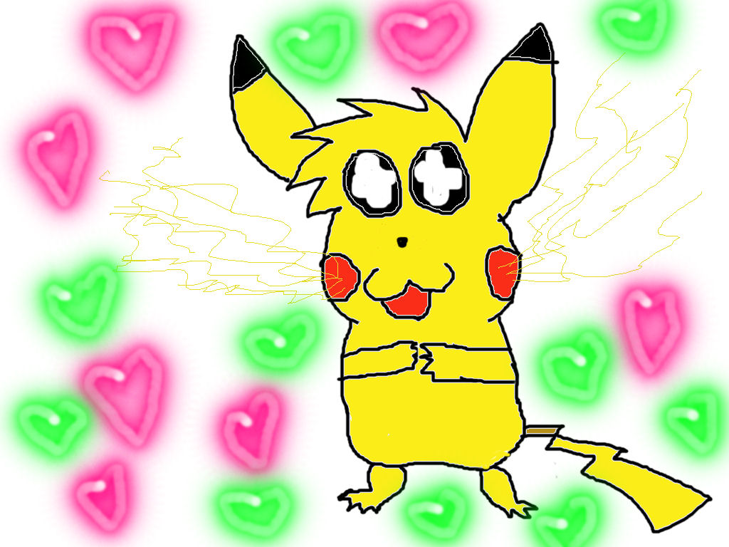 Pikachu in love ^^ by Spyro