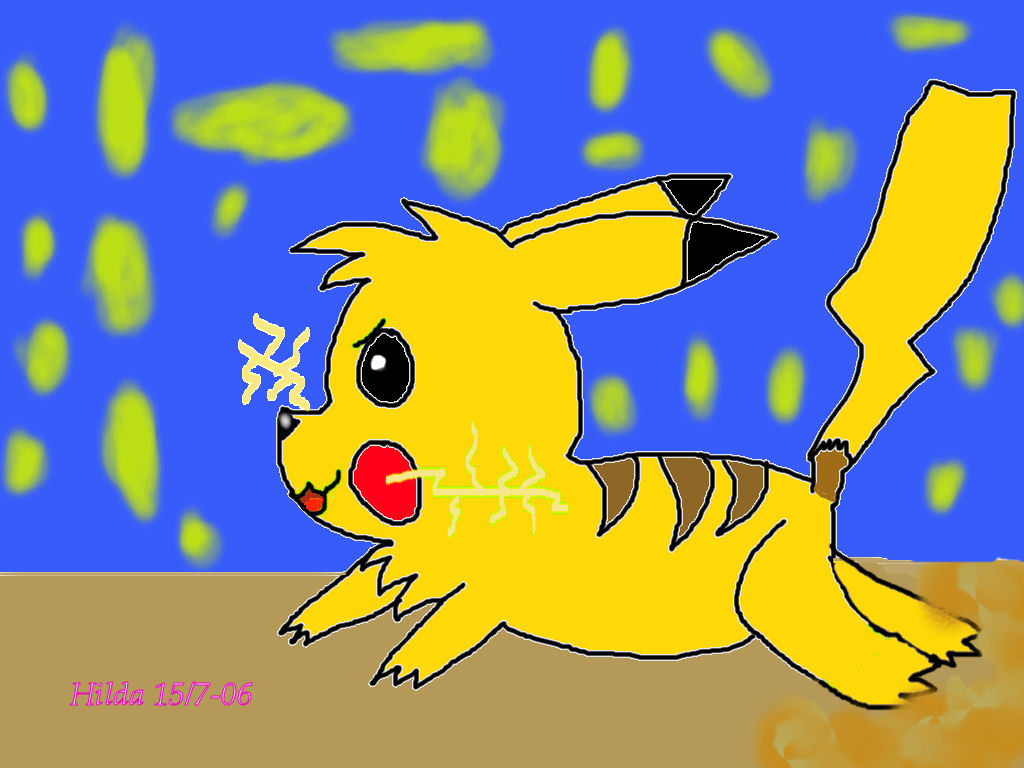 Pikachu attack somone ;P by Spyro