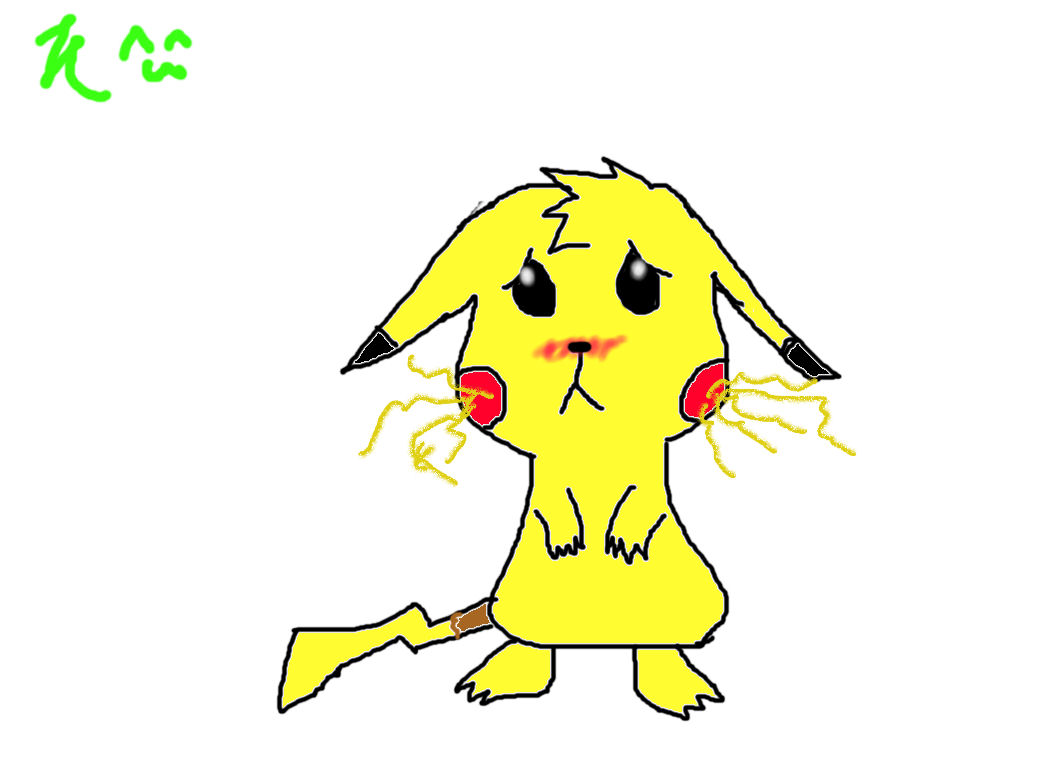 Pikachu is sick &gt;=( by Spyro