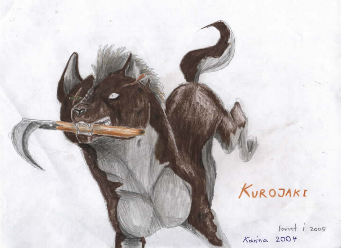 Kurojaki running by Spyro_Spyfox