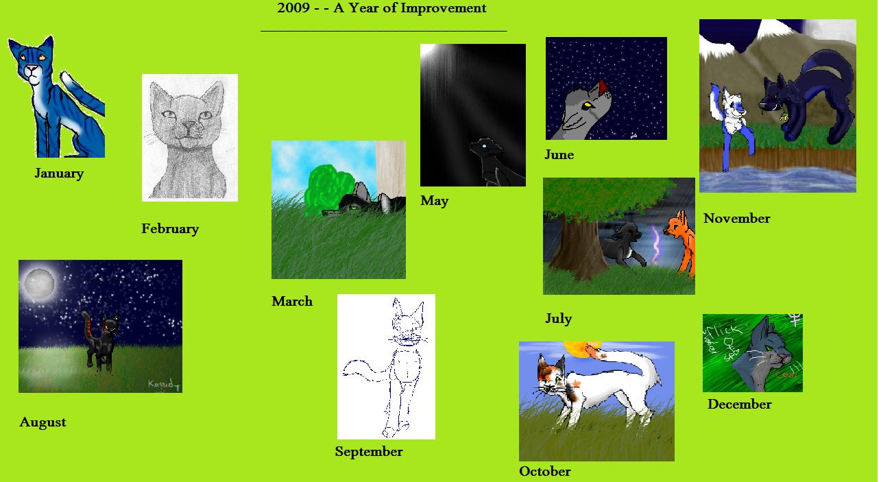 A Year of Improvement, 2009 by SquishiFish