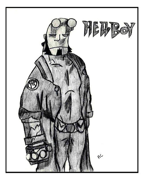 Hellboy Sketch, Hell Yea! by StAnger07