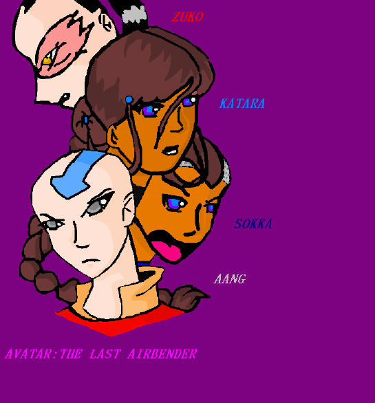 The Cast of Avatar:The Last AirBender *Colored* by StarAlchemist