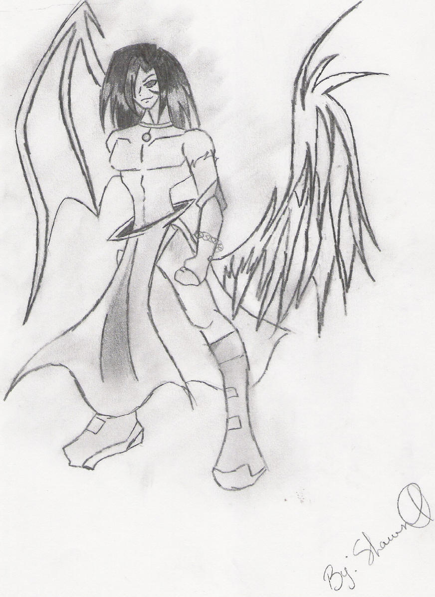 Demonic Angelic dude by StarAlchemist
